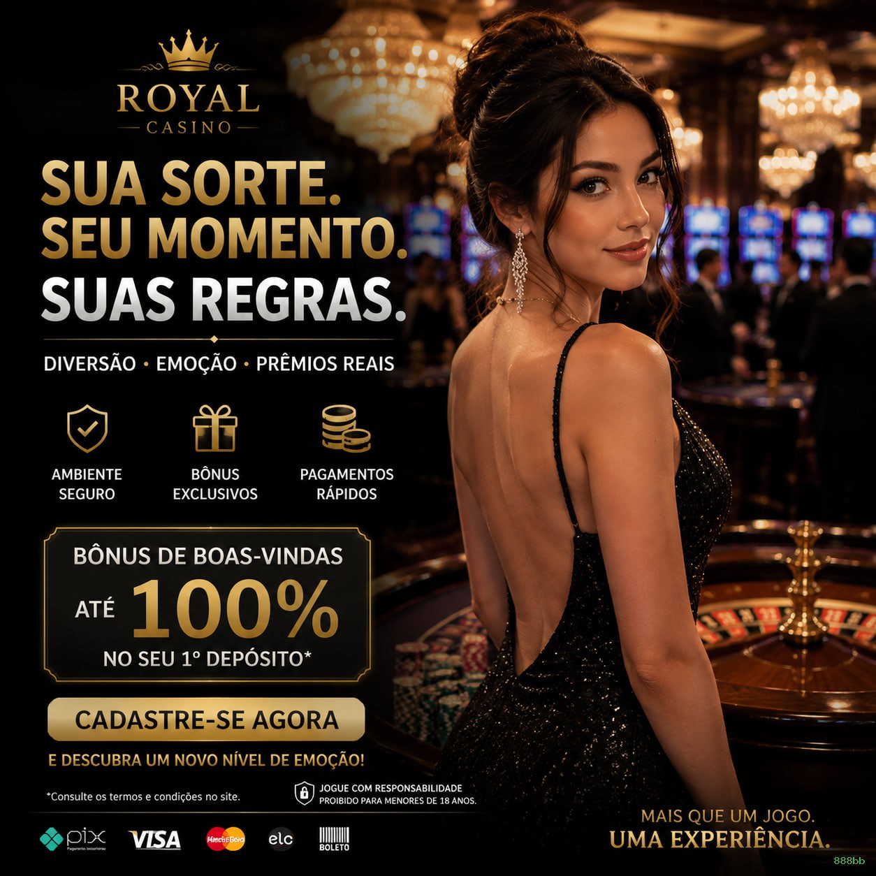 Métodos de pagamento aceitos na 888bb